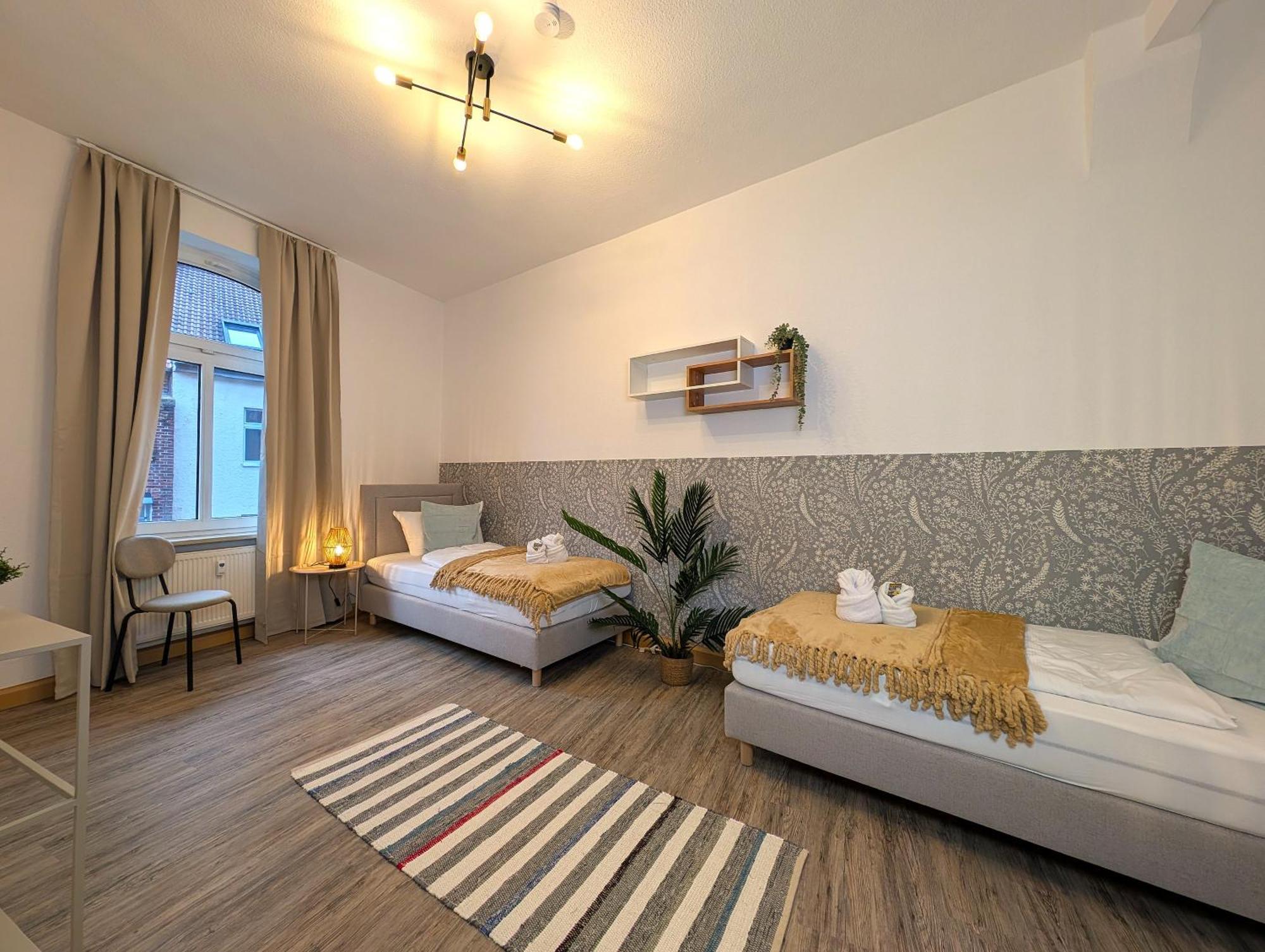 Bohnapartments Stauffenberg - Gratis Parkplatz - 2 Badezimmer - 3 Schlafzimmer - Wlan * Erfurt